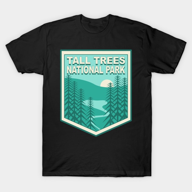 Tall Trees National Park T-Shirt by robotrobotROBOT